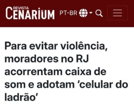 Até a música precisa de corrente para continuar tocando.